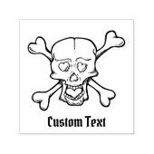Tampon Auto-encreur Skull with Hearts (Design)