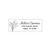 Tampon Auto-encreur Snowdrops - Spring Flowers Adresse (Design)