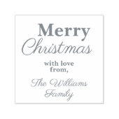 Tampon Auto-encreur Soirée Joyeux Noël Argent (Design)