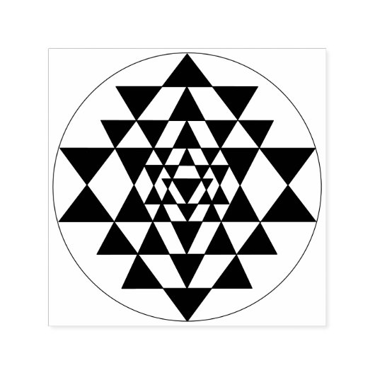 Tampon Auto-encreur Sri Yantra Self Inking Stamp (Design)