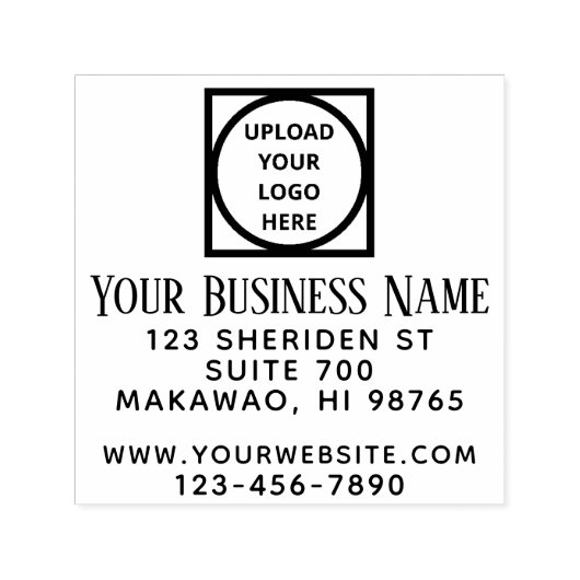 Tampon Auto-encreur Stamper d'adresse professionnelle automatique avec (Design)