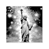 Tampon Auto-encreur Statue De La Liberté Feu D'Indépendance, (Design)