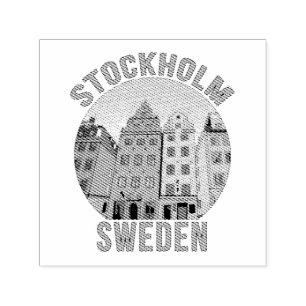 Tampon Auto-encreur Stockholm Suède