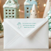 Tampon Auto-encreur [Stocking Stamp] Custom Christmas Card Address