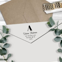 Style Chic Grande Adresse de retour initiale