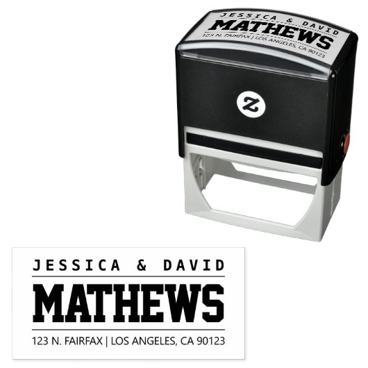 Tampon Auto-encreur Style créatif gras (En situation)