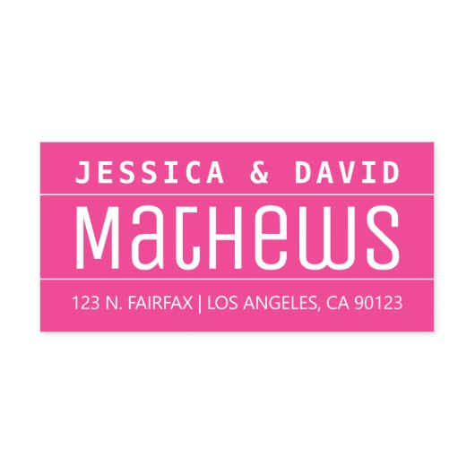 Tampon Auto-encreur Style créatif gras (Design)