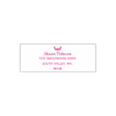 Tampon Auto-encreur Style Miss America Pageant en caoutchouc Stamp (Design)