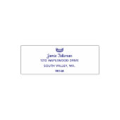 Tampon Auto-encreur Style Miss USA Pageant en caoutchouc Stamp (Design)