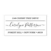 Tampon Auto-encreur Stylé Personnalisé Nom & Adresse Auto-Inking Timam (Design)