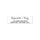 Tampon Auto-encreur Stylé Personnalisé Nom & Adresse Auto-Inking Timam (Design)