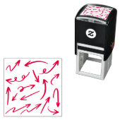 Tampon Auto-encreur Style vectoriel de flèche différent (En situation)