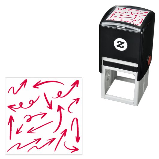 Tampon Auto-encreur Style vectoriel de flèche différent (En situation)