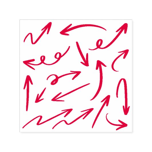 Tampon Auto-encreur Style vectoriel de flèche différent (Design)