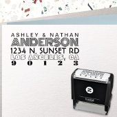 Tampon Auto-encreur Styles de polices créatives uniques avec couche Ad