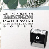 Tampon Auto-encreur Styles de polices créatives uniques avec couche Ad