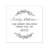Tampon Auto-encreur Stylish Wreath Custom (Design)