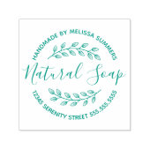 Tampon Auto-encreur Succursale Feuille Wreath Natural Soap (Design)