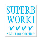 Tampon Auto-encreur "SUPERBE TRAVAIL !" Timbre en caoutchouc de marqua (Design)
