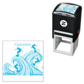 Tampon Auto-encreur Surfers Partout Thunder_Cove (En situation)