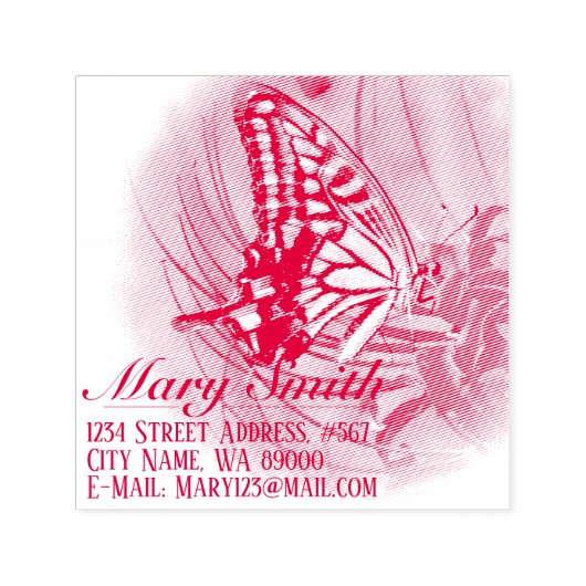 Tampon Auto-encreur Swallowtail (Design)