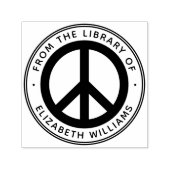 Tampon Auto-encreur Symbole d'espacement de la bibliothèque du nom per (Design)