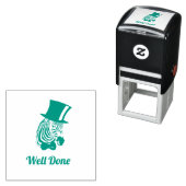 Tampon Auto-encreur Sympa hip zebra Bravo timbre enseignant (En situation)