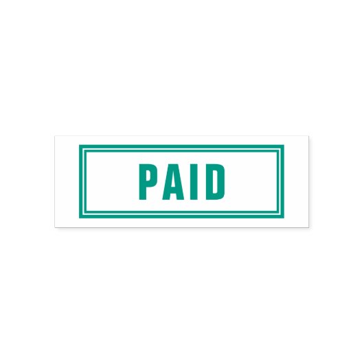 TAMPON AUTO-ENCREUR  TAMPO À ENCREUR PAYÉ BUREAU (Design)