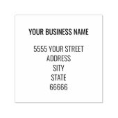 Tampon Auto-encreur Tampographie personnalisée du nom de votre adresse (Design)