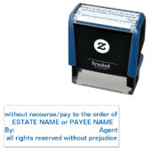 Tampon Auto-encreur Tampon auto-encreur (En situation)