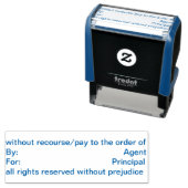 Tampon Auto-encreur Tampon auto-encreur (En situation)