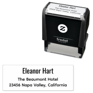 Tampon Auto-encreur Tampon auto-encreur avec adresse de retour Simple 