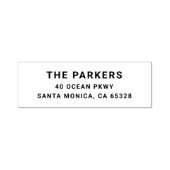 Tampon Auto-encreur Tampon en caoutchouc auto-encreur d'adresse de ret (Design)