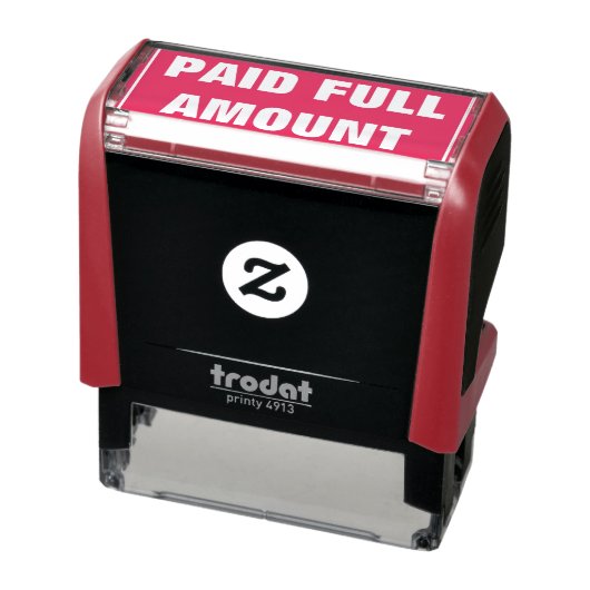 Tampon Auto-encreur Tampon en caoutchouc de base "PAIEMENT ENTIER" (Produit)
