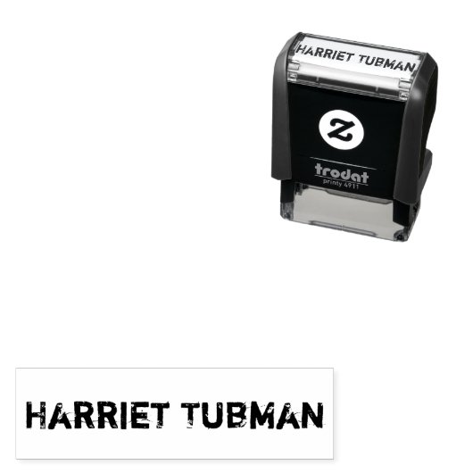 Tampon Auto-encreur Tampon en caoutchouc Harriet Tubman auto-encre
