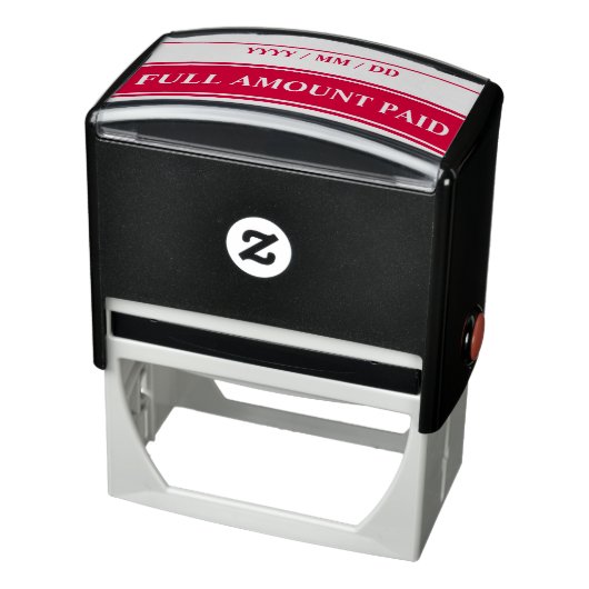 Tampon Auto-encreur Tampon en caoutchouc "PLEIN MONTANT PAYÉ" (Produit)