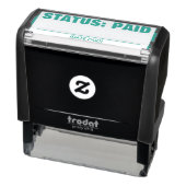 Tampon Auto-encreur Tampon en caoutchouc "STATUT : PAYÉ" (Produit)