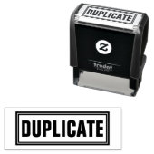 TAMPON AUTO-ENCREUR  TAMPOON ENCREUR DOUBLE POUR BUREAU (En situation)