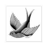 Tampon Auto-encreur Tatouage bleu rouge avale (Design)