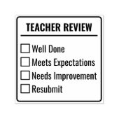 Tampon Auto-encreur Teacher Grading Assignment Checklist Feedback (Design)