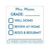 Tampon Auto-encreur Témoignage des enseignants Étudiants Révision des (Design)