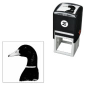 Tampon Auto-encreur Tête Mallard Drake (En situation)