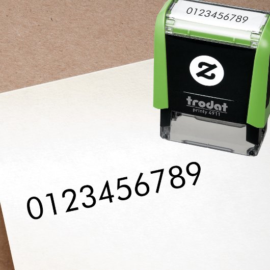 Tampon Auto-encreur Texte simple d'une ligne