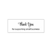 Tampon Auto-encreur Thank You for Supporting Small Business Template (Design)