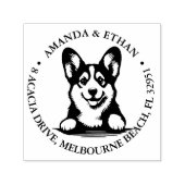 Tampon Auto-encreur Thème Corgi (Design)