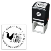 Tampon Auto-encreur Thème de ferme sans gamme de poulet (En situation)