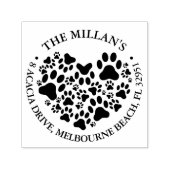 Tampon Auto-encreur thème de l'amoureux du chiot (Design)