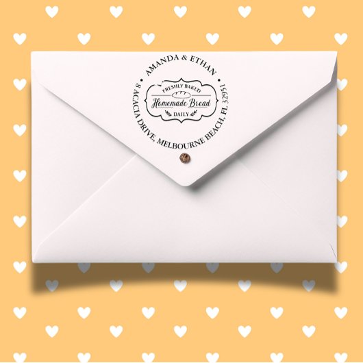 Tampon Auto-encreur Thème du pain fait maison