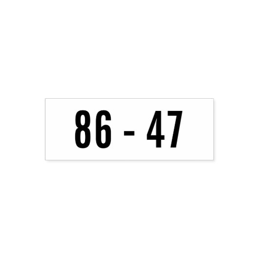 Tampon Auto-encreur Timbre 86-47 (Design)