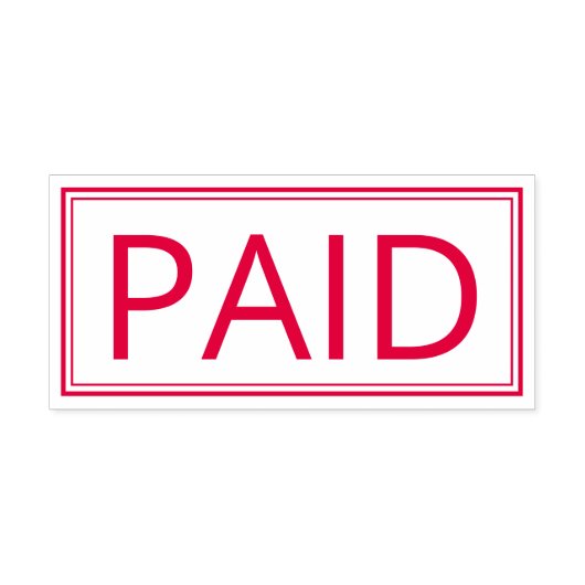 Tampon Auto-encreur Timbre auto-écriture Paiement payé par l'entrepris (Design)